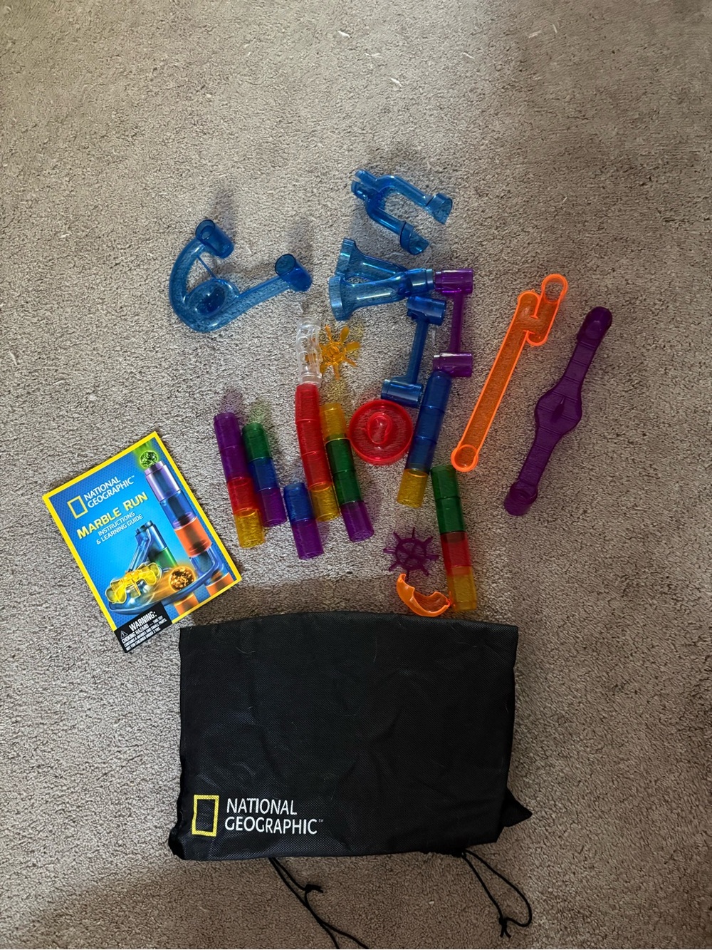 National Geographic Kids Marble Run Set - Multi-Color